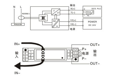 4-20mA Convertorac Type Huidige de Perforatie Huidige Zender van de Digitaal Signaalisolator