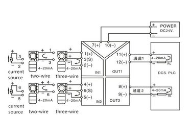 Ls-thg-IP Spoor die van de het Signaalconvertor DIN van de Reeks het Huidige Input DC24V-Voeding opzetten
