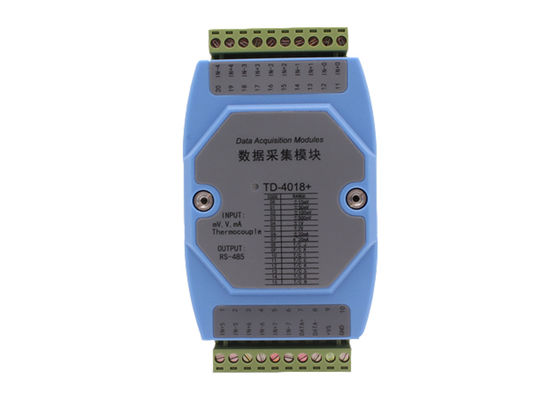 Module van de Gegevensacuisition van ls-TD4018 24V gelijkstroom 2000mW 8ch RS485 de Analoge