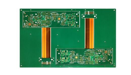 De stijve Flex Multilayer-Raad FR4 pi van PCB de Gouden Gebeëindigde Vinger van 6 Laagenig