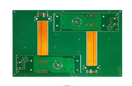 De stijve Flex Multilayer-Raad FR4 pi van PCB de Gouden Gebeëindigde Vinger van 6 Laagenig