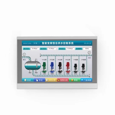 10Inch TFT LCD-de Interface RS232 RS485 64MB RAM Modbus van de Persoonsmachine